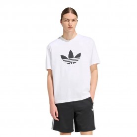тениска,мъжки,тениски,дамски,тениски,adidas,originals,adicolor,trefoil,short,sleeve,t,shirt,white,(white,black)