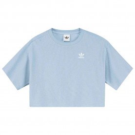 тениска,мъжки,тениски,дамски,тениски,adidas,originals,cropped,waffle,short,sleeve,t,shirt,blue,(crystal,sky)