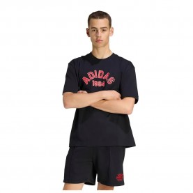 Тениска Adidas Originals GFX Varsity Loose short sleeve T-shirt - Black (Black) тениска,мъжки,тениски,дамски,тениски,adidas,originals,gfx,varsity,loose,short,sleeve,t,shirt,black,(black)