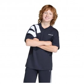 Тениска Adidas Originals Loose Blocked short sleeve T-shirt - Black (Black) тениска,мъжки,тениски,дамски,тениски,adidas,originals,loose,blocked,short,sleeve,t,shirt,black,(black)