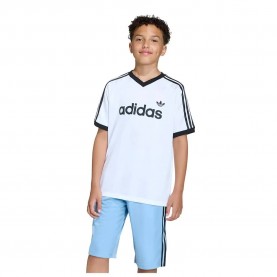 Тениска Adidas Originals Loose Jersey short sleeve T-shirt - White (White) тениска,мъжки,тениски,дамски,тениски,adidas,originals,loose,jersey,short,sleeve,t,shirt,white,(white)