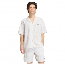 риза,с,къс,ръкав,дамски,ризи,мъжки,ризи,adidas,originals,resort,short,sleeve,shirt,white,(off,white)