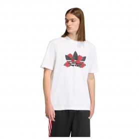 Тениска Adidas Originals Trefoil Series Roses Graphic short sleeve T-shirt - White (White) тениска,мъжки,тениски,дамски,тениски,adidas,originals,trefoil,series,roses,graphic,short,sleeve,t,shirt,white,(white)