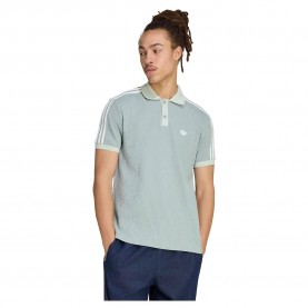 дамски,блузи,с,яка,мъжки,блузи,с,яка,adidas,originals,waffle,short,sleeve,polo,green,(wonder,sage)