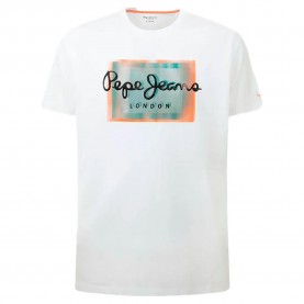 Тениска Pepe jeans Wesley short sleeve T-shirt - White (White) тениска,мъжки,тениски,дамски,тениски,pepe,jeans,wesley,short,sleeve,t,shirt,white,(white)