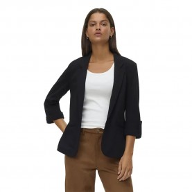 Сако Vero moda Eva Loose Fit blazer - Black (Black) сако,дамски,сака,vero,moda,eva,loose,fit,blazer,black,(black)