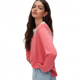 Блуза Vero moda Silje v neck sweater - Pink (Coral Paradise) блуза,дамски,пуловери,дамски,плетени,дрехи,vero,moda,silje,v,neck,sweater,pink,(coral,paradise)