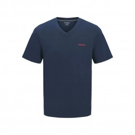 Тениска Jack & jones Blaze short sleeve v neck T-shirt - Blue (Navy Blazer) тениска,мъжки,тениски,дамски,тениски,jack,&,jones,blaze,short,sleeve,v,neck,t,shirt,blue,(navy,blazer)