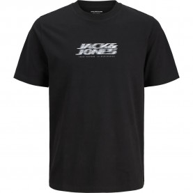 Тениска Jack & jones Fusion Branded short sleeve T-shirt - Black (Black) тениска,мъжки,тениски,дамски,тениски,jack,&,jones,fusion,branded,short,sleeve,t,shirt,black,(black)