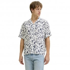 риза,с,къс,ръкав,дамски,ризи,мъжки,ризи,jj,rebel,blossom,resort,short,sleeve,shirt,white,(folkstone,gray)