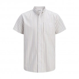 риза,с,къс,ръкав,дамски,ризи,мъжки,ризи,jj,rebel,keith,oxford,short,sleeve,shirt,white,(white,stripes,crockery)