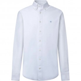 Риза с дълъг ръкав Hackett Washed Oxford long sleeve shirt refurbished - White (White) риза,с,дълъг,ръкав,мъжки,ризи,hackett,washed,oxford,long,sleeve,shirt,refurbished,white,(white)