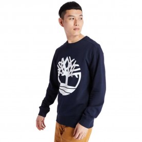 блуза,мъжки,пуловери,timberland,core,tree,logo,crew,brushback,sweatshirt,refurbished,blue,(dark,sapphire,white)