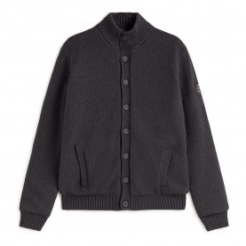 Блуза Ecoalf Trocaalf sweater refurbished - Grey (Dark Grey Melange) блуза,мъжки,пуловери,ecoalf,trocaalf,sweater,refurbished,grey,(dark,grey,melange)