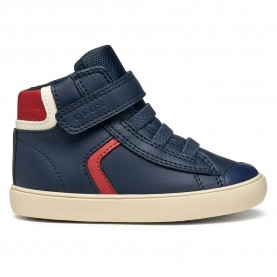 Маратонки Geox B Gisli A trainers - Blue (Navy / Red) маратонки,мъжки,маратонки,дамски,маратонки,geox,b,gisli,a,trainers,blue,(navy,red)