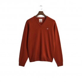 блуза,мъжки,пуловери,gant,87212,v,neck,sweater,red,(tile)