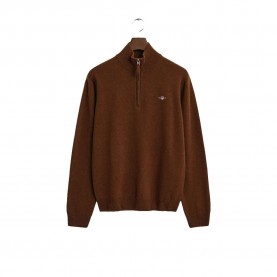 блуза,мъжки,пуловери,gant,87213,half,zip,sweater,brown,(brown)