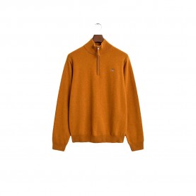 блуза,мъжки,пуловери,gant,87213,half,zip,sweater,brown,(moustard)