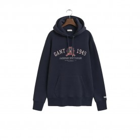 суичър,мъжки,пуловери,gant,crest,graphic,hoodie,blue,(navy,blue)
