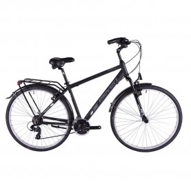 Eleven Comfort H Raceline 327 700C TY300 bike - Silver (Black / Matte Grey) пътни,и,градски,велосипеди,eleven,comfort,h,raceline,327,700c,ty300,bike,silver,(black,matte,grey)