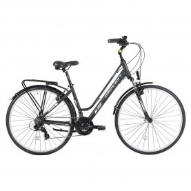 Eleven Comfort S Raceline 327 700C TY300 bike - Silver (Black / Matte Grey) пътни,и,градски,велосипеди,eleven,comfort,s,raceline,327,700c,ty300,bike,silver,(black,matte,grey)