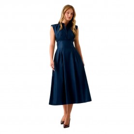 Рокля Guess Cherry dress - Blue (Blackened Blue) рокля,дамски,поли,и,рокли,guess,cherry,dress,blue,(blackened,blue)
