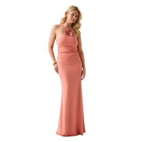 Рокля Guess Desy 3D Flower sleeveless long dress - Pink (Peach Coral) рокля,дамски,поли,и,рокли,guess,desy,3d,flower,sleeveless,long,dress,pink,(peach,coral)