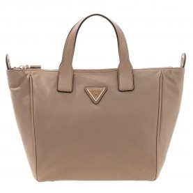 Чанта Guess Follie Small tote bag - Brown (Taupe) чанта,всички,чанти,guess,follie,small,tote,bag,brown,(taupe)