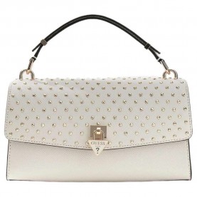 чанта,всички,чанти,guess,patsie,handbag,beige,white,(off,white)