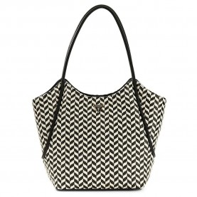 Чанта Guess Tessi tote bag - Green (Black Multicolor) чанта,всички,чанти,guess,tessi,tote,bag,green,(black,multicolor)