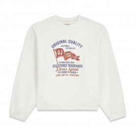 блуза,мъжки,пуловери,guess,jeans,m6gqa7kcpr1,cropped,sweatshirt,white,(alabaster,white,multicolor)