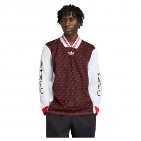 Тениска Adidas Arsenal FC Places+Faces long sleeve T-shirt - Red (Black / White) тениска,мъжки,тениски,дамски,тениски,adidas,arsenal,fc,places+faces,long,sleeve,t,shirt,red,(black,white)