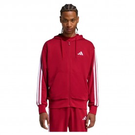блуза,мъжки,пуловери,adidas,essentials,3,stripes,french,terry,full,zip,sweatshirt,red,(active,maroon,white)