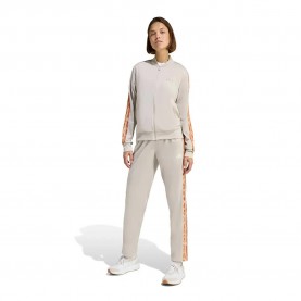 Анцуг Adidas Essentials 3 Stripes tracksuit - Beige (Wonder Alumina / Multicolor) анцуг,дамски,анцузи,adidas,essentials,3,stripes,tracksuit,beige,(wonder,alumina,multicolor)