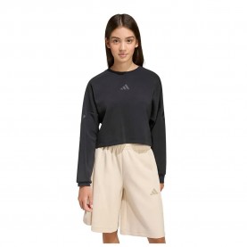 блуза,детски,блузи,adidas,future,icons,3,stripes,cropped,sweatshirt,black,(black,black)