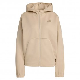 блуза,дамски,блузи,adidas,future,icons,small,logo,full,zip,sweatshirt,beige,(crystal,linen)