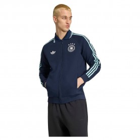 Футболна фланелка Adidas Germany Away Originals full zip sweatshirt - Blue (Collegiate Navy) футболна,фланелка,мъжки,пуловери,adidas,germany,away,originals,full,zip,sweatshirt,blue,(collegiate,navy)