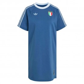 Рокля Adidas Italy Originals short sleeve dress - Blue (Night Marine) рокля,дамски,поли,и,рокли,adidas,italy,originals,short,sleeve,dress,blue,(night,marine)