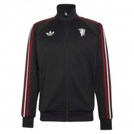 Яке Adidas Manchester United Originals tracksuit jacket - Black (Black) яке,мъжки,анцузи,adidas,manchester,united,originals,tracksuit,jacket,black,(black)