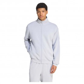 Блуза Adidas Soft Lux full zip sweatshirt - Blue (Halo Silver) блуза,мъжки,пуловери,adidas,soft,lux,full,zip,sweatshirt,blue,(halo,silver)