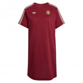 Рокля Adidas Spain Originals short sleeve dress - Red (Team Coll Burgundy 2) рокля,дамски,поли,и,рокли,adidas,spain,originals,short,sleeve,dress,red,(team,coll,burgundy,2)