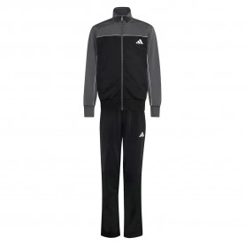 Анцуг Adidas Tricot Colour Pop tracksuit - Black (Grey Six / Black / White) анцуг,детски,анцузи,adidas,tricot,colour,pop,tracksuit,black,(grey,six,black,white)
