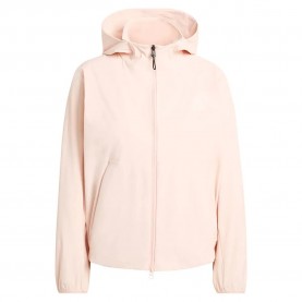 Блуза Adidas Z.N.E Woven full zip sweatshirt - Pink (Blush Pink) блуза,дамски,блузи,adidas,z.n.e,woven,full,zip,sweatshirt,pink,(blush,pink)