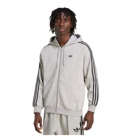 Блуза Adidas Originals Adicolor Oversize full zip sweatshirt - Grey (Medium Grey Heather / Black) блуза,мъжки,пуловери,adidas,originals,adicolor,oversize,full,zip,sweatshirt,grey,(medium,grey,heather,black)