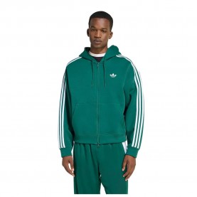 Блуза Adidas Originals Adicolor Spacer Oversized full zip sweatshirt - Green (Collegiate Green) блуза,мъжки,пуловери,adidas,originals,adicolor,spacer,oversized,full,zip,sweatshirt,green,(collegiate,green)