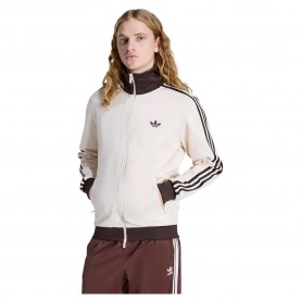 Блуза Adidas Originals Classic full zip sweatshirt - White (Wonder White / Aurora Coffee) блуза,мъжки,пуловери,adidas,originals,classic,full,zip,sweatshirt,white,(wonder,white,aurora,coffee)