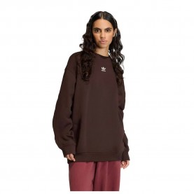 поларена,блуза,дамски,блузи,adidas,originals,essentials,fleece,long,oversized,crew,sweatshirt,brown,(aurora,coffee)