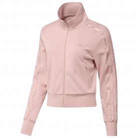 блуза,дамски,блузи,adidas,originals,firebird,lace,full,zip,sweatshirt,pink,(sandy,pink)