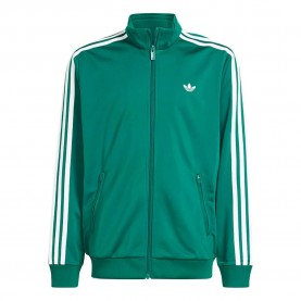 Блуза Adidas Originals Firebird Loose full zip sweatshirt - Green (Collegiate Green / White) блуза,детски,блузи,adidas,originals,firebird,loose,full,zip,sweatshirt,green,(collegiate,green,white)
