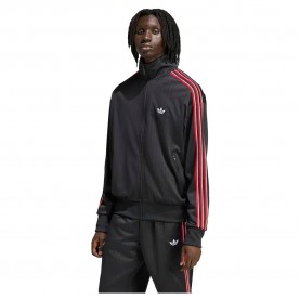 Блуза Adidas Originals Firebird Loose Pinstripes full zip sweatshirt - Black (Black) блуза,мъжки,пуловери,adidas,originals,firebird,loose,pinstripes,full,zip,sweatshirt,black,(black)